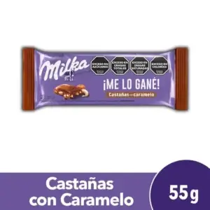 Chocolate Milka Castañas con Caramelo 55g