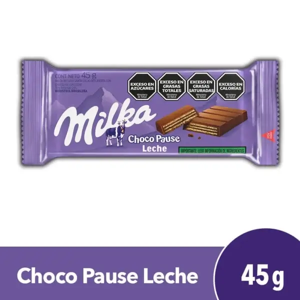 Chocolate Milka Choco Pause Leche 45g